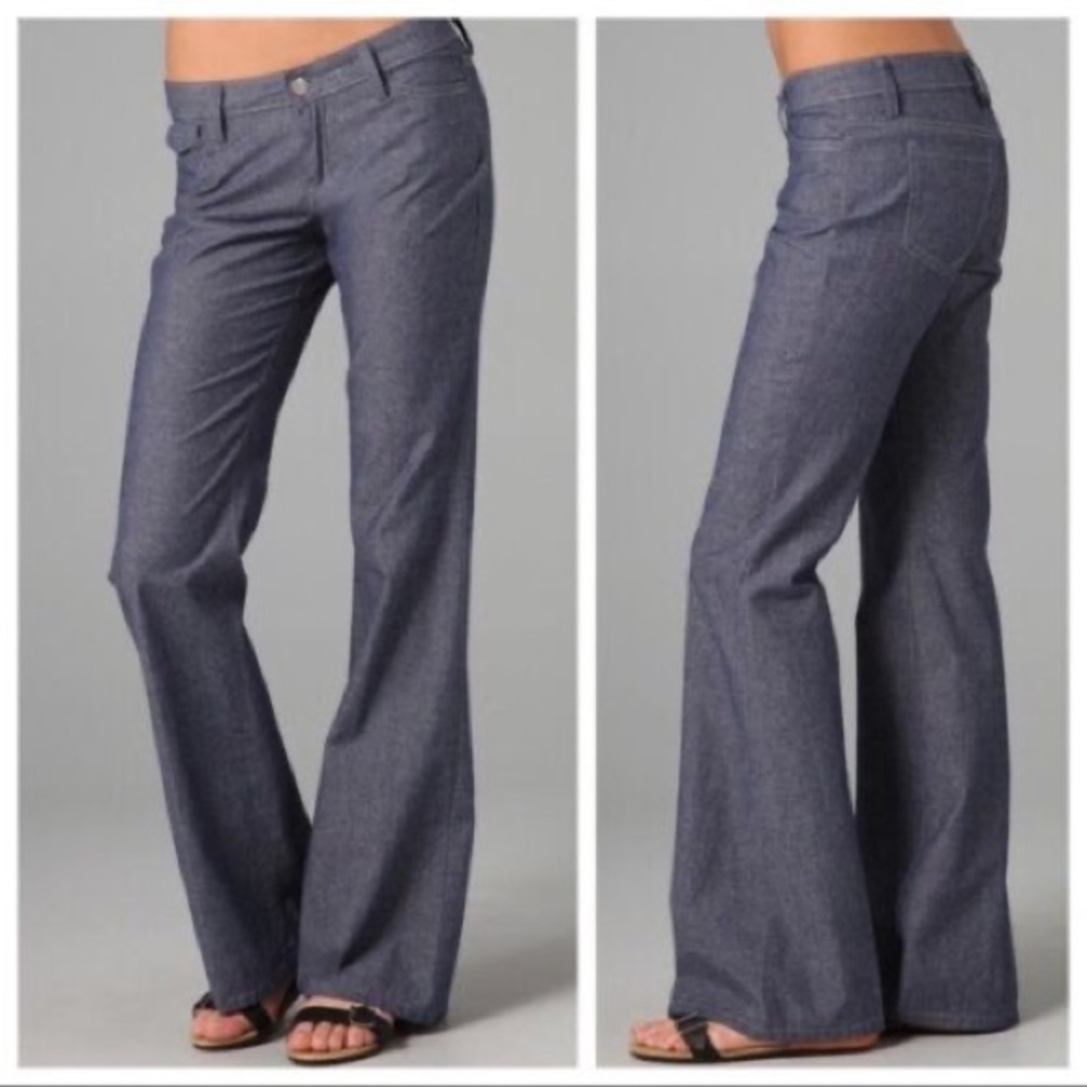 Joe's Jeans Chambray Wide Leg Trouser Pants Size 28